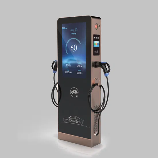 Level 1 7/22/43kw 55 Advertising Inch LCD Screen Floor Stand Commercial AC EV Charger Electric Vehicle Charging Station