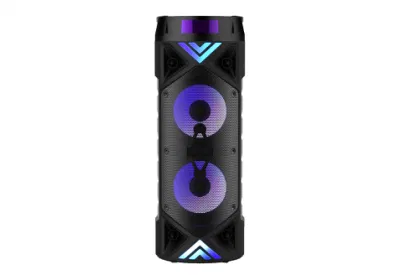 Outdoor High Power Double 6.5 Inch Subwoofer Speaker Party Box DJ Dancing Portable Big Bluetooth Speaker