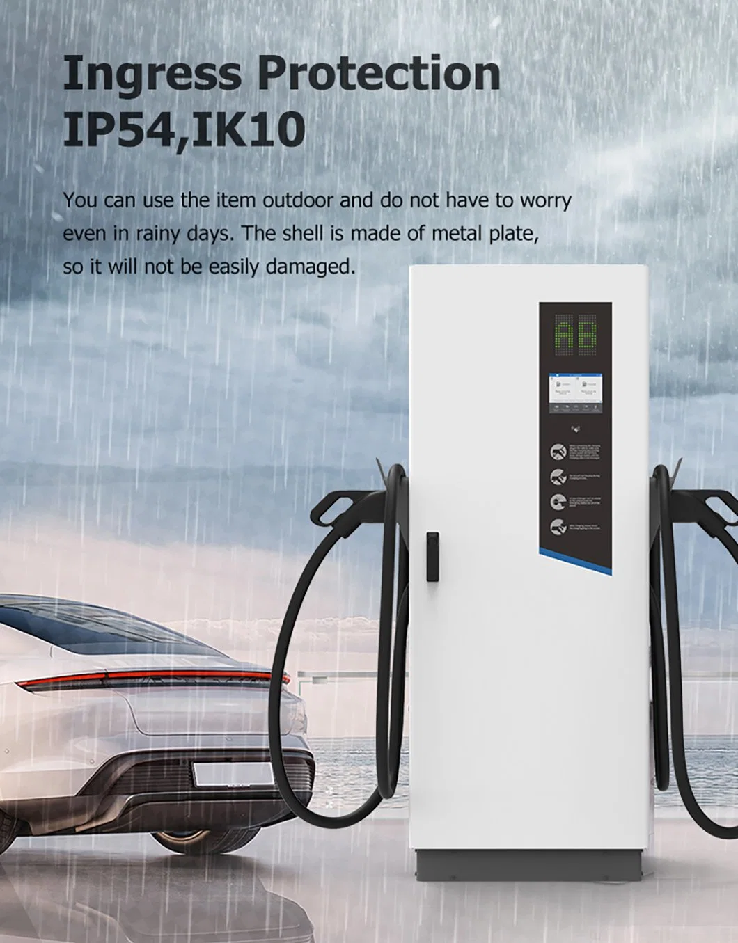 60kw 120kw 160kw 180kw DC EV Charger Electric Vehicle Fast Charging Pile CCS Commercial EV Car Charging Stations for Sale