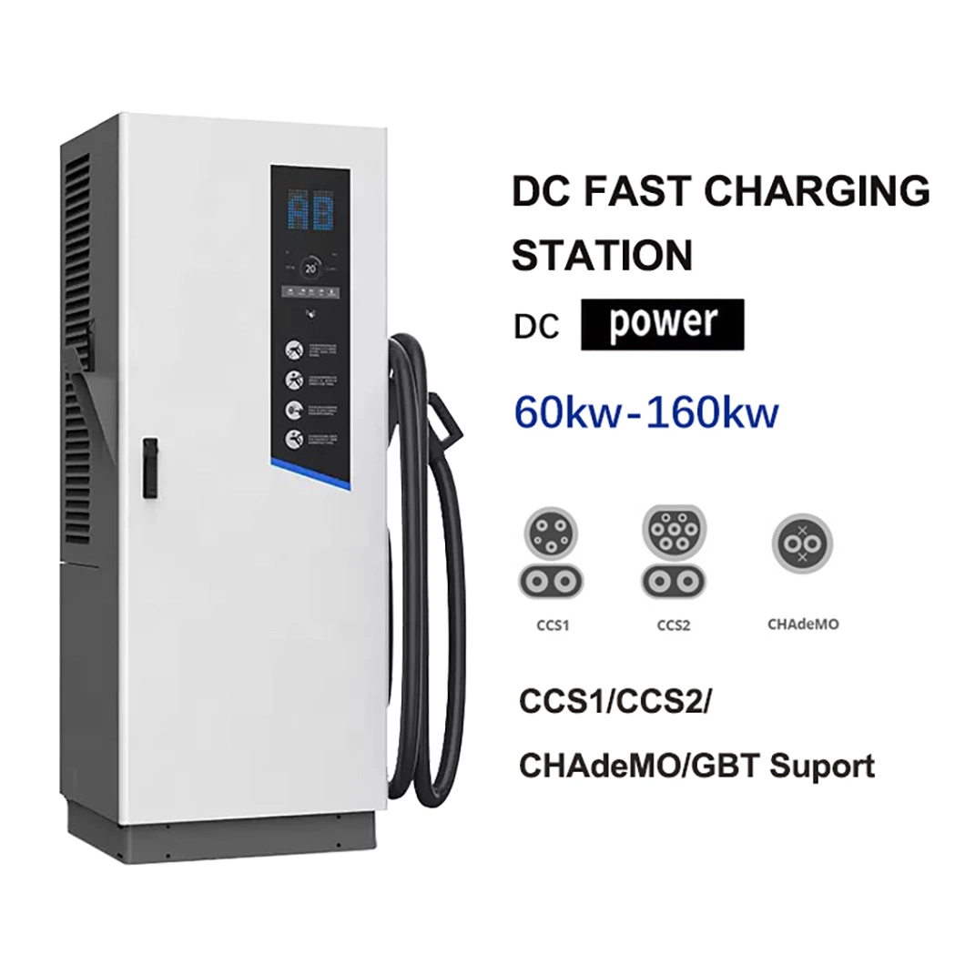 60kw 120kw 160kw 180kw DC EV Charger Electric Vehicle Fast Charging Pile CCS Commercial EV Car Charging Stations for Sale