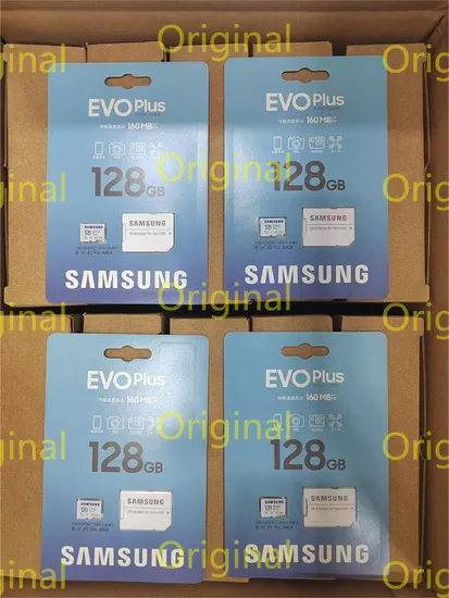 Original Samsung Evo Plus Memory Card 128GB 160MB/S Micro TF SD Card for Phone Drones Camera 