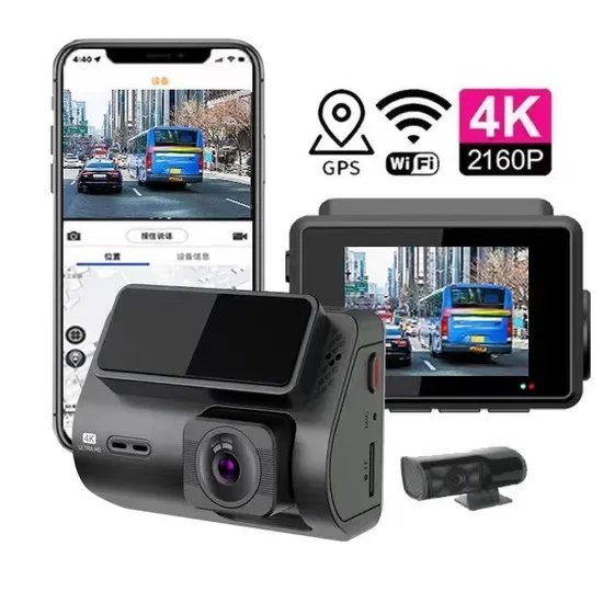 M700 Front 4K Rear 1080P Dual Lens WiFi GPS Driving Recorder 4K Dach Cam 