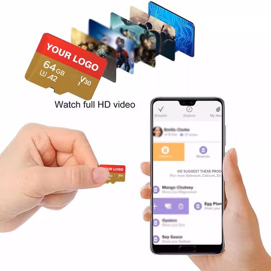 Wholesale Factory Price High Speed 4GB 8GB 16GB TF Card 2GB 32GB 64GB 128GB 256GB SD Memory Card