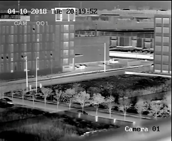 9km Long Range PTZ Three Sensor Security Camera 