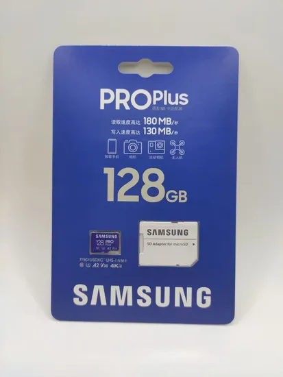 Original Samsung PRO Plus Memory Card 128GB up to 180m/S U3 4K Micro TF SD Card 