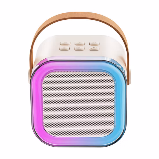 Family KTV Bluetooth Dual Speaker LED Flashing Light Wireless Outdoor Speaker